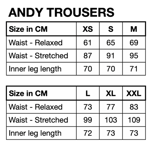 HUNKØN Andy Trousers Trousers Oxblood