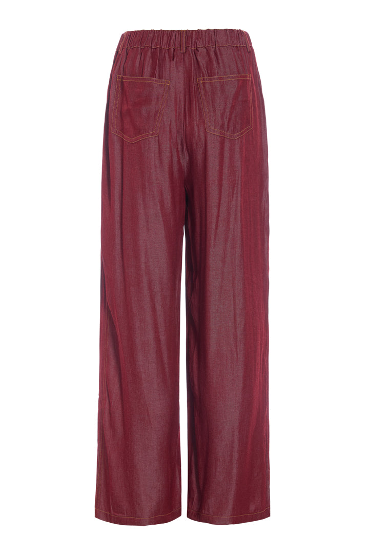 HUNKØN Andy Trousers Trousers Oxblood