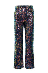 HUNKØN Aya Sequin Trousers Trousers Black