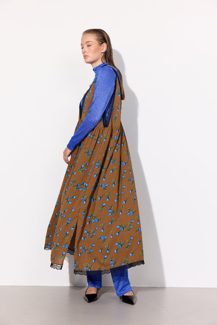 HUNKØN Beate Oversized Dress Dresses Brown
