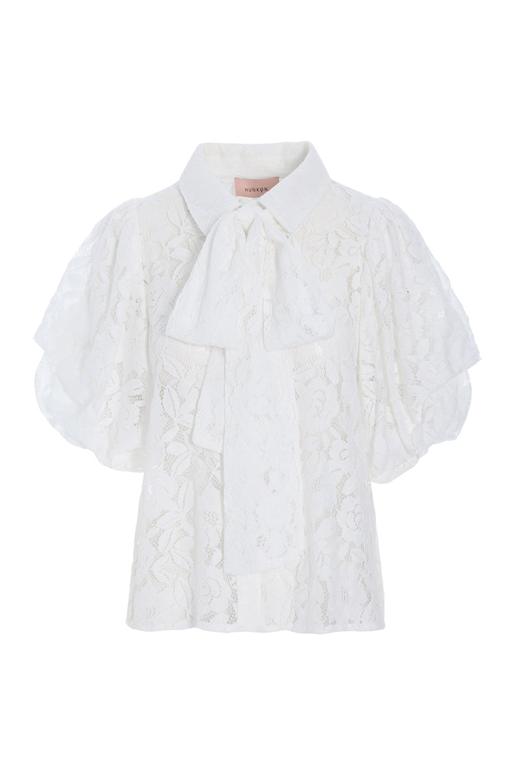HUNKØN Bello Shirt Shirts White