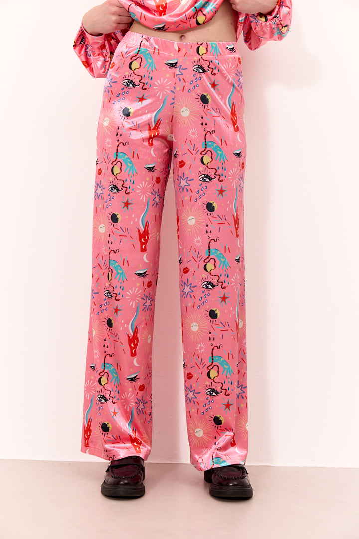 HUNKØN Birdy Trousers Trousers Graffiti Art Print