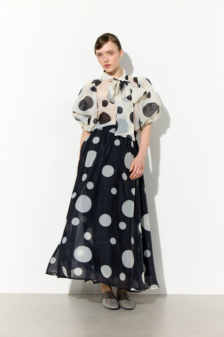 HUNKØN Blair Long Skirt Skirts Black