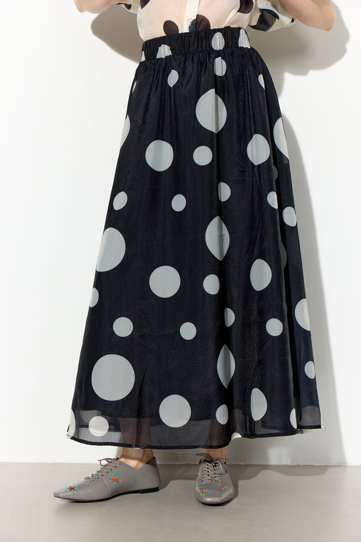 HUNKØN Blair Long Skirt Skirts Black