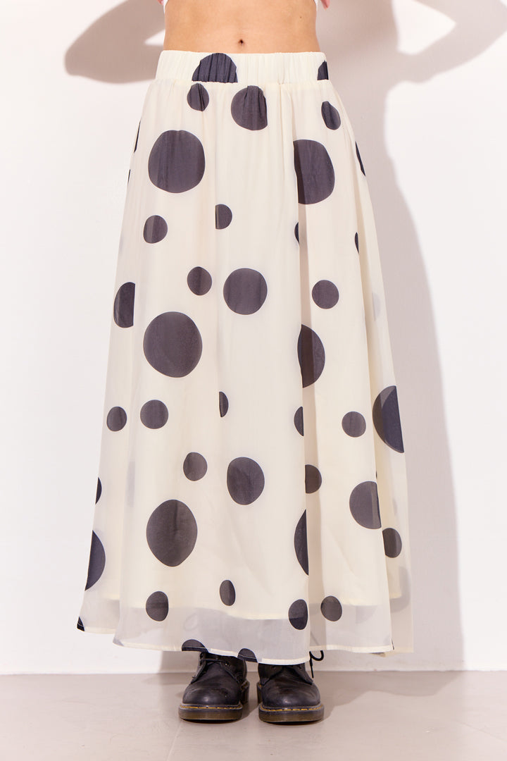 HUNKØN Blair Long Skirt Skirts White