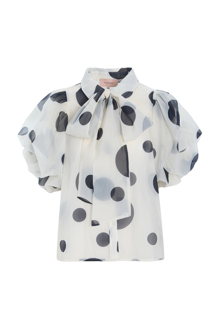 HUNKØN Blair Shirt Shirts White