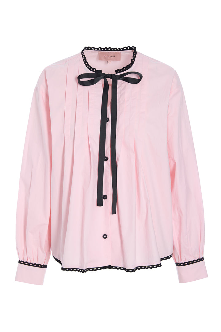 HUNKØN Britt Shirt Shirts Pink