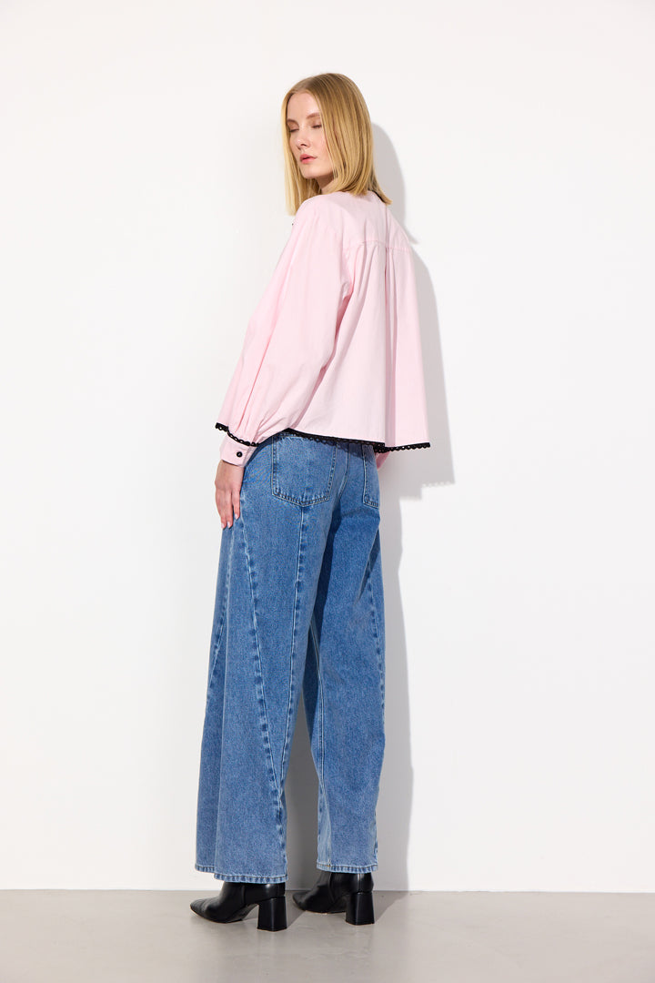 HUNKØN Britt Shirt Shirts Pink