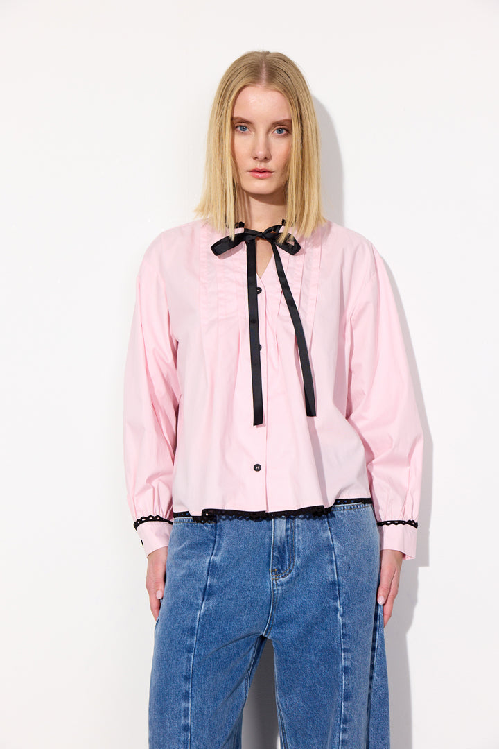 HUNKØN Britt Shirt Shirts Pink