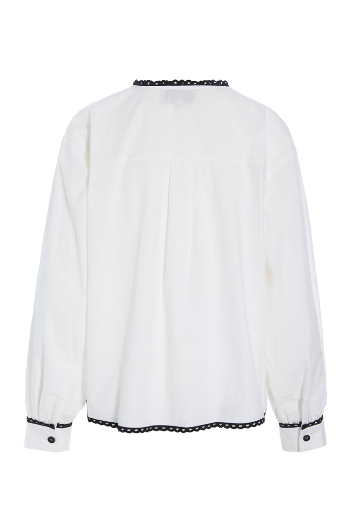 HUNKØN Britt Shirt Shirts White