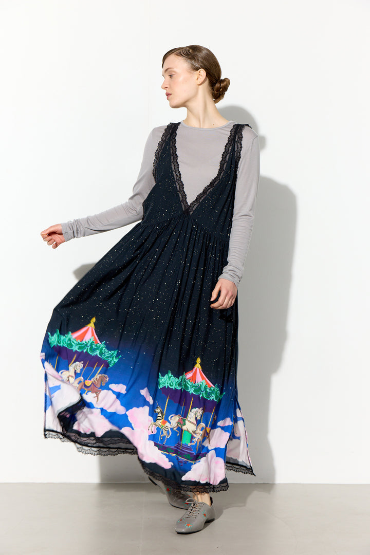 HUNKØN Calista Dress Dresses Dream Fairground Art Print