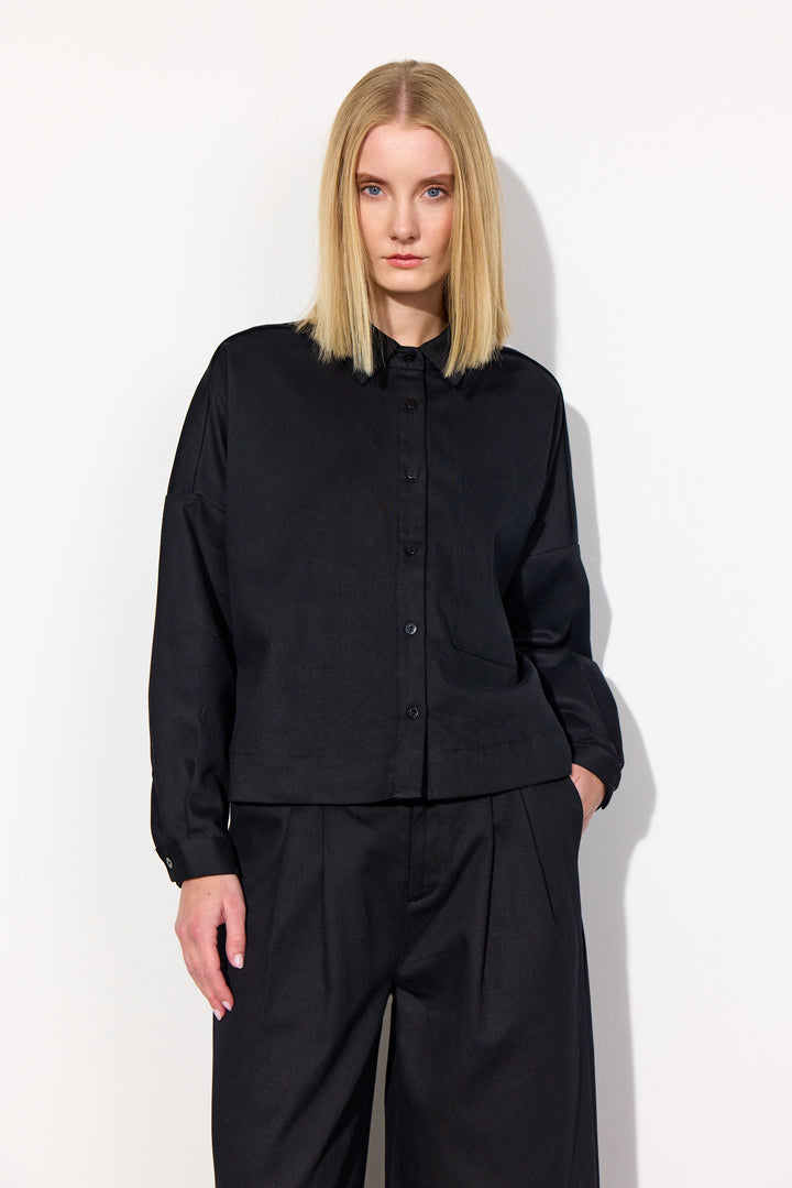HUNKØN Camden Shirt Shirts Black