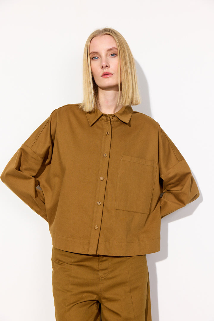 HUNKØN Camden Shirt Shirts Brown
