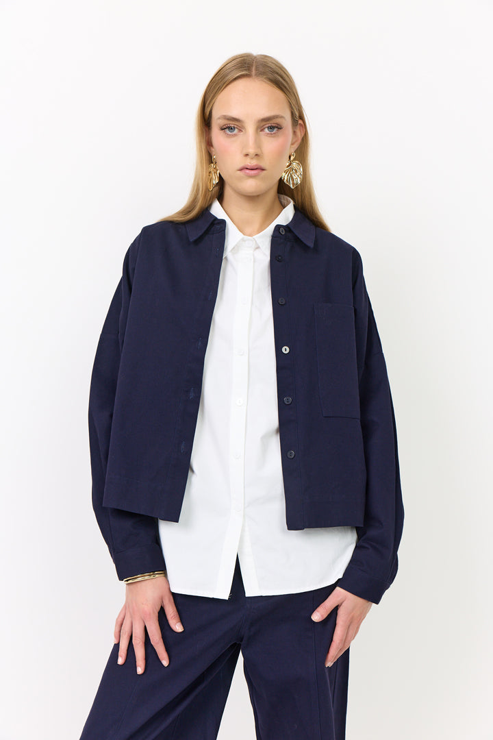 HUNKØN Camden Shirt Shirts Navy