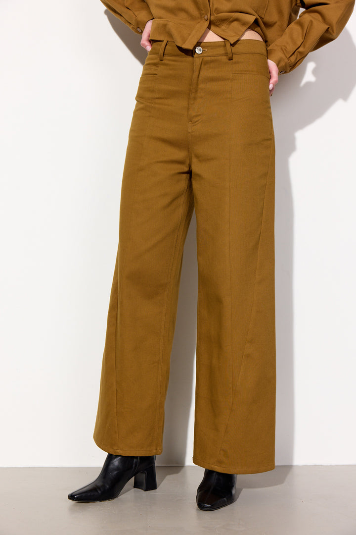 HUNKØN Camden Trousers Trousers Brown