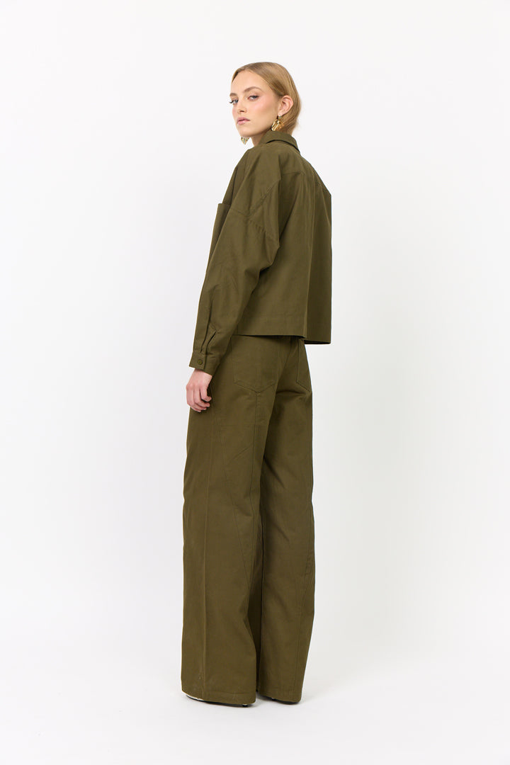 HUNKØN Camden Trousers Trousers Hunter Green