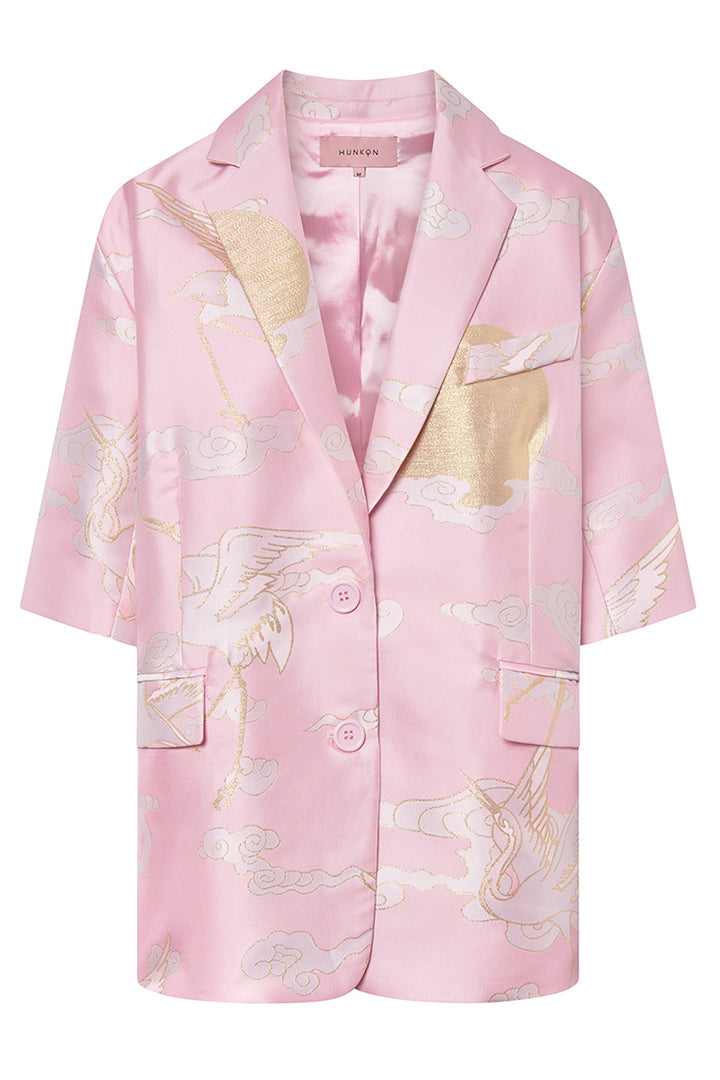 HUNKØN Carla Blazer Jackets Soft Pink