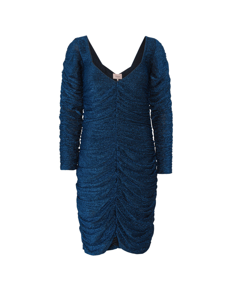 HUNKØN Carmen Dress Dresses Dark blue