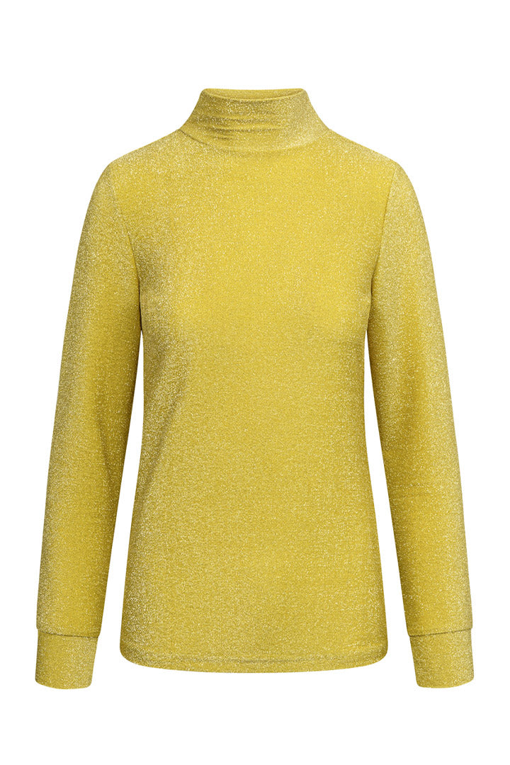 HUNKØN Cattia Blouse Blouses Golden lime