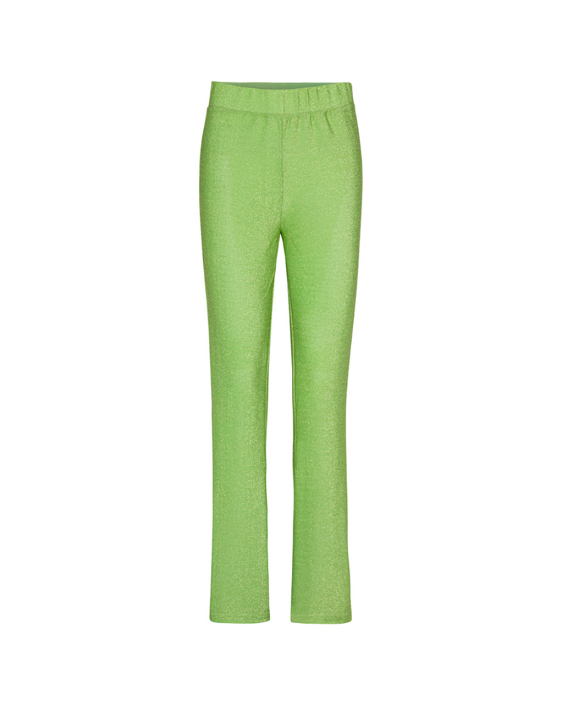 HUNKØN Cattia Trousers Trousers Apple Green Glitter