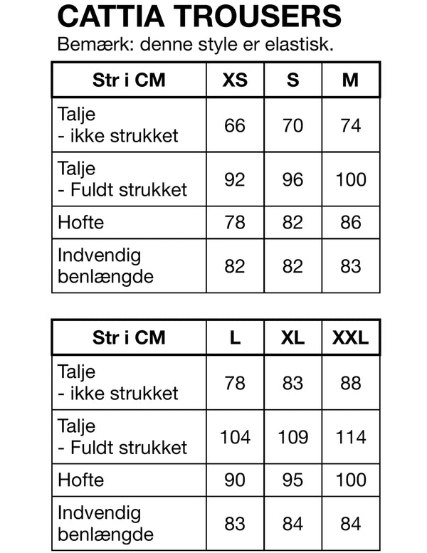 HUNKØN Cattia Trousers Trousers Burned Peach