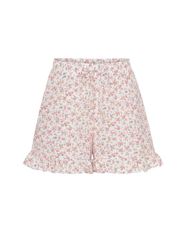 HUNKØN Cecilia Shorts Shorts White floral
