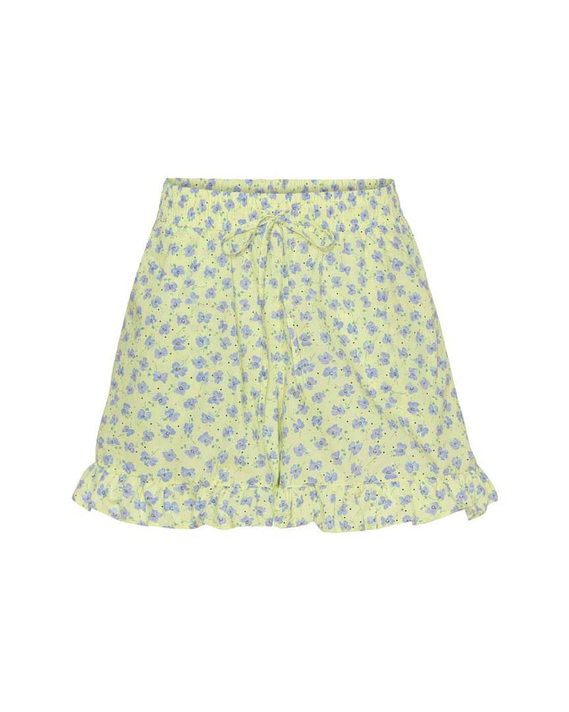 HUNKØN Cecilia Shorts Shorts Yellow Floral