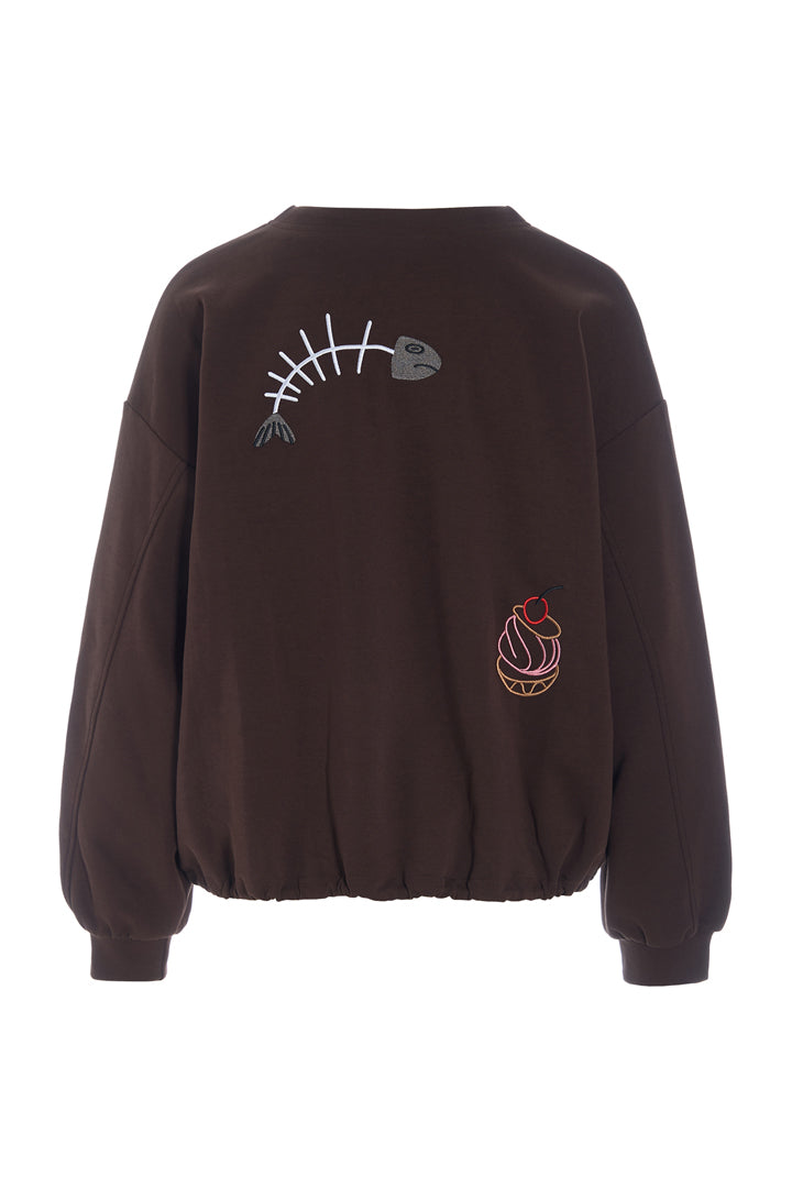 HUNKØN Chili Blouse Blouses Brown