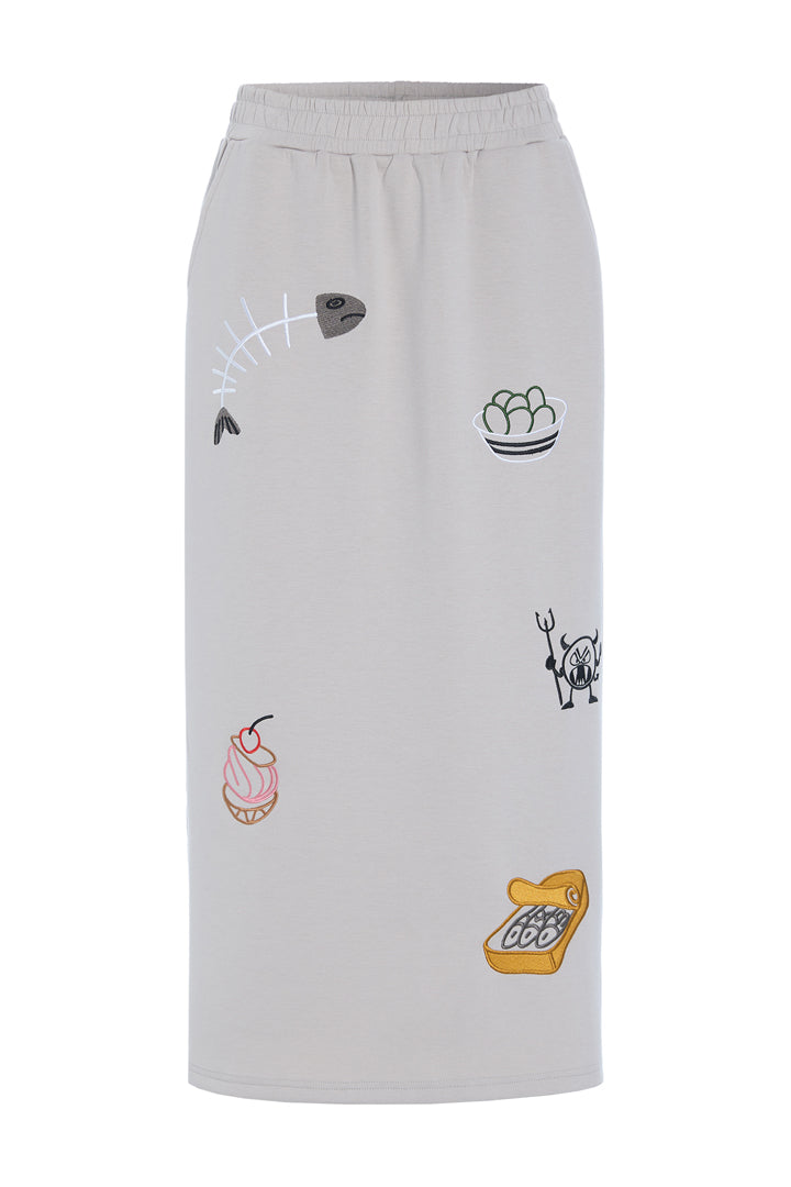 HUNKØN Chili Skirt Skirts Grey