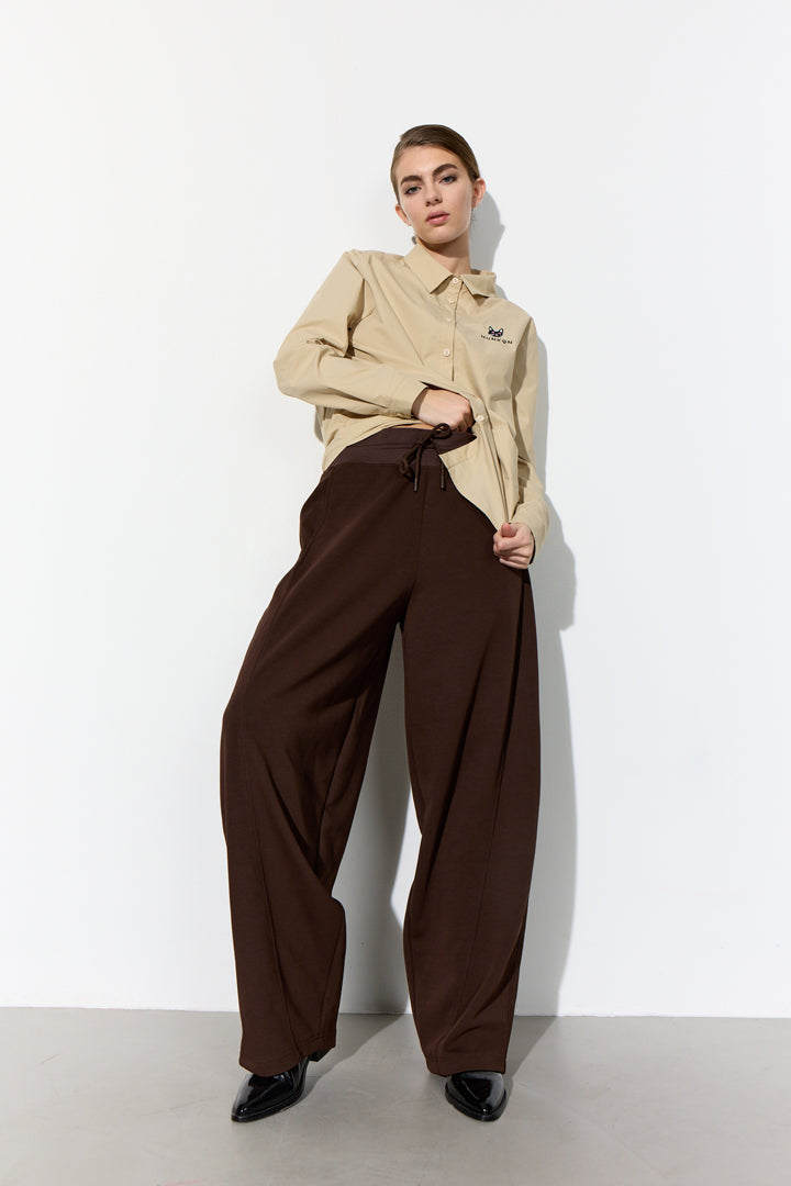 HUNKØN Chili Trousers Trousers Brown