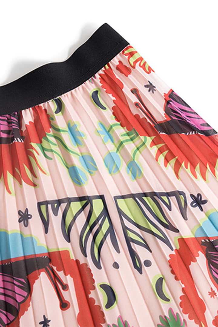 HUNKØN Conga Skirt Skirts Spirit Animal Art Print