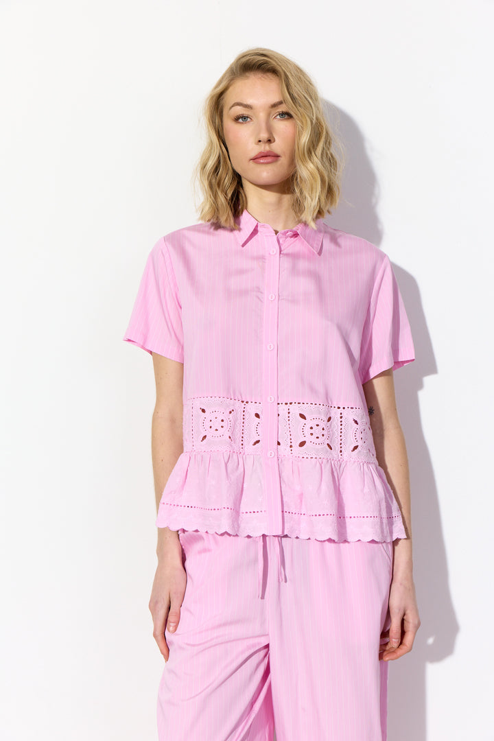 HUNKØN Cornelia Shirt Shirts Pink