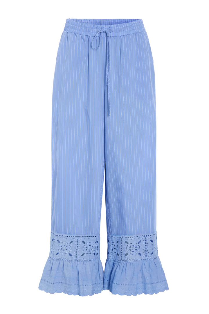 HUNKØN Cornelia Trousers Trousers Blue