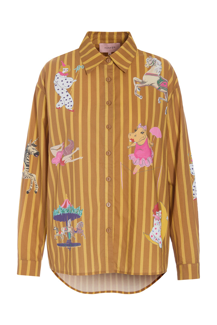 HUNKØN Cosmia Shirt Shirts Caramel Showstopper Art Print