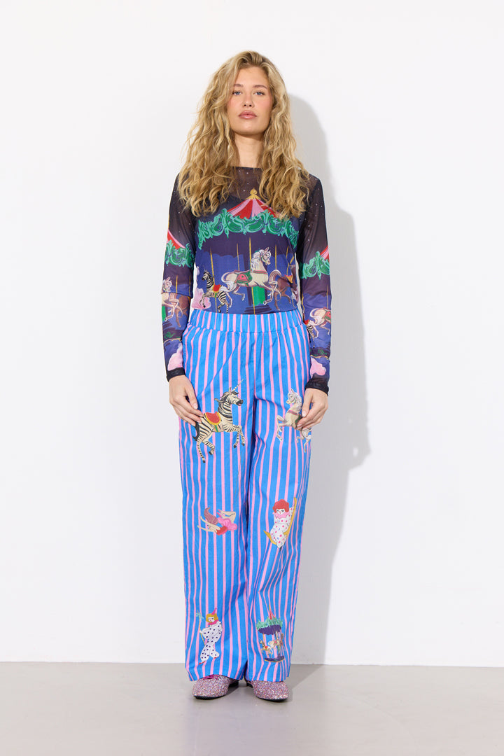 HUNKØN Cosmia Trousers Trousers Blue Showstopper Art Print