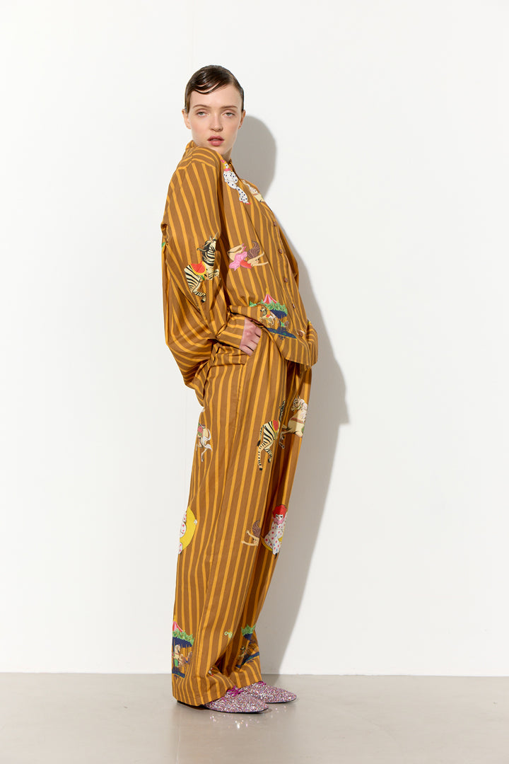 HUNKØN Cosmia Trousers Trousers Caramel Showstopper Art Print