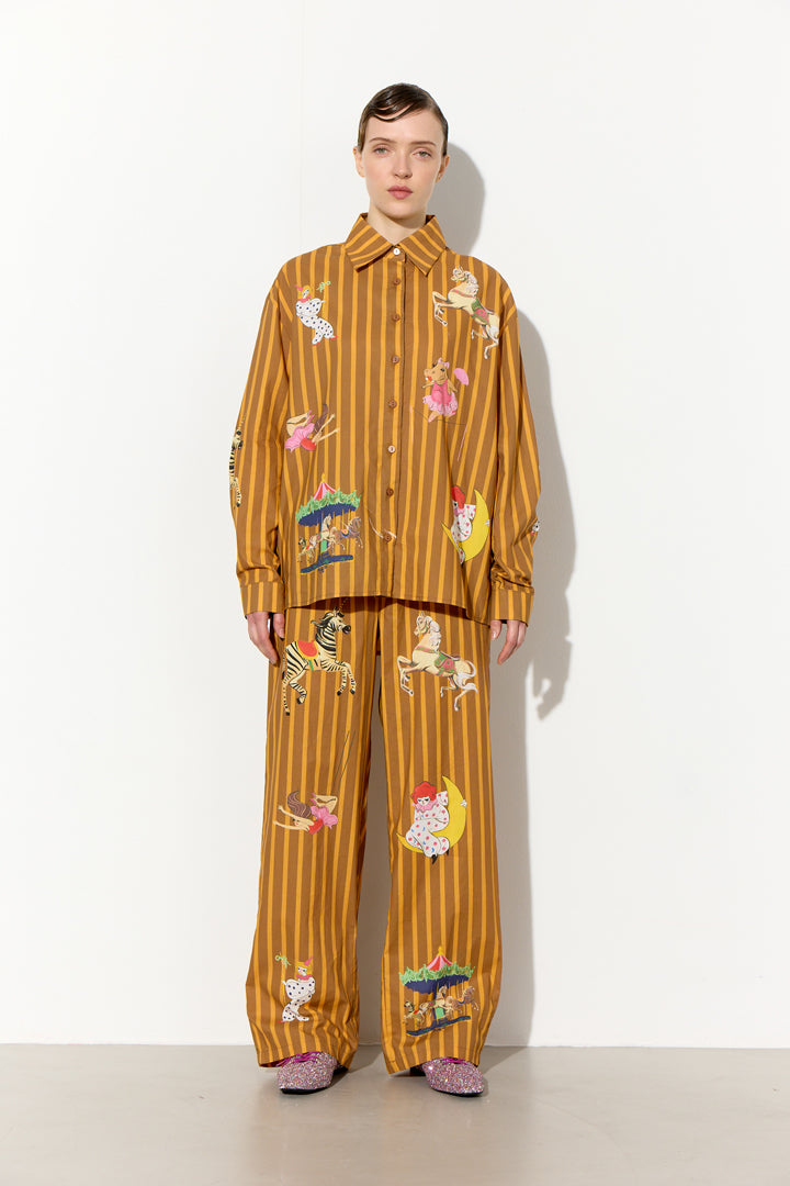 HUNKØN Cosmia Trousers Trousers Caramel Showstopper Art Print