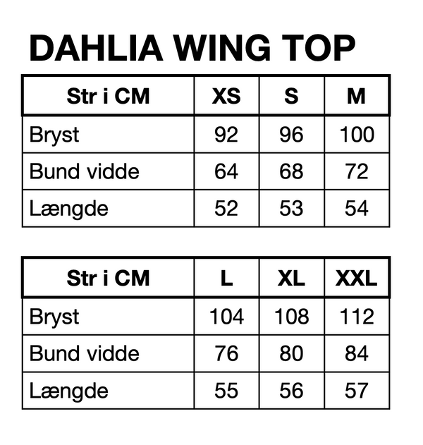 HUNKØN Dahlia Wing Top Tops Pink Hearts