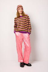 HUNKØN Dakota Knit Blouse Blouses Mix stripe