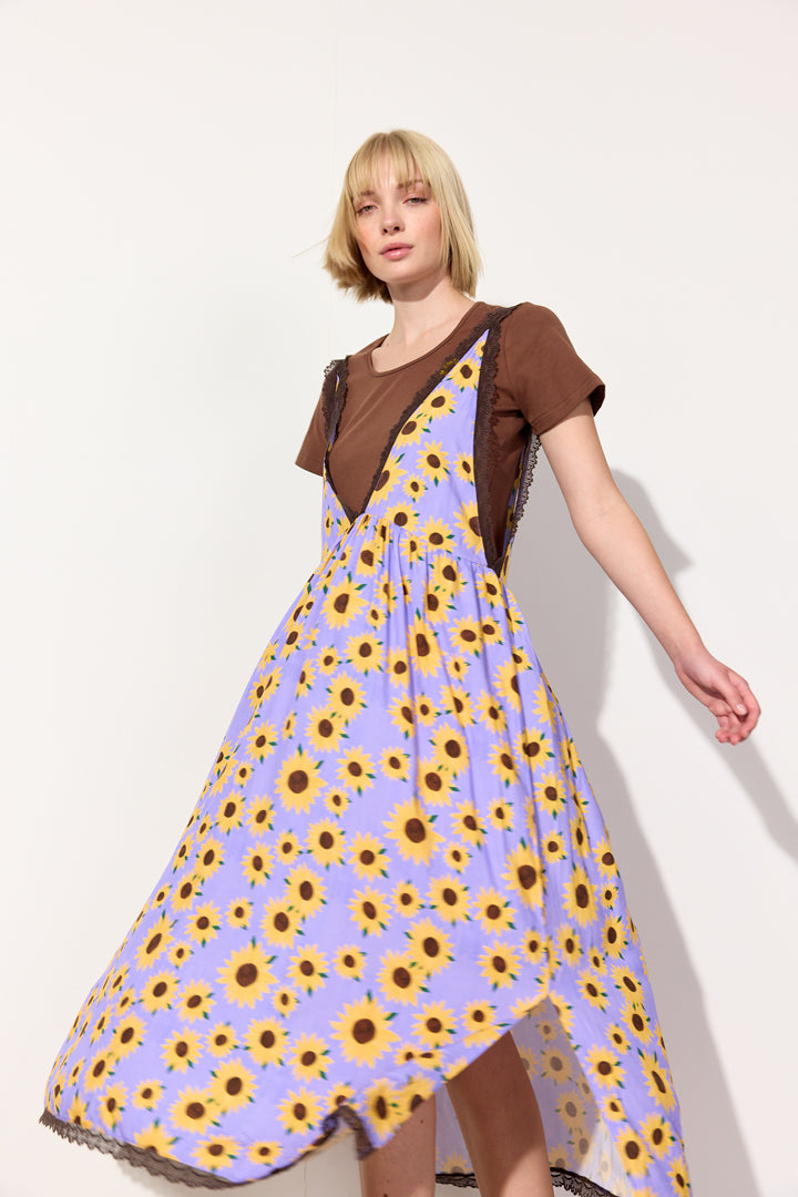 HUNKØN Darlene Dress Dresses Lavender