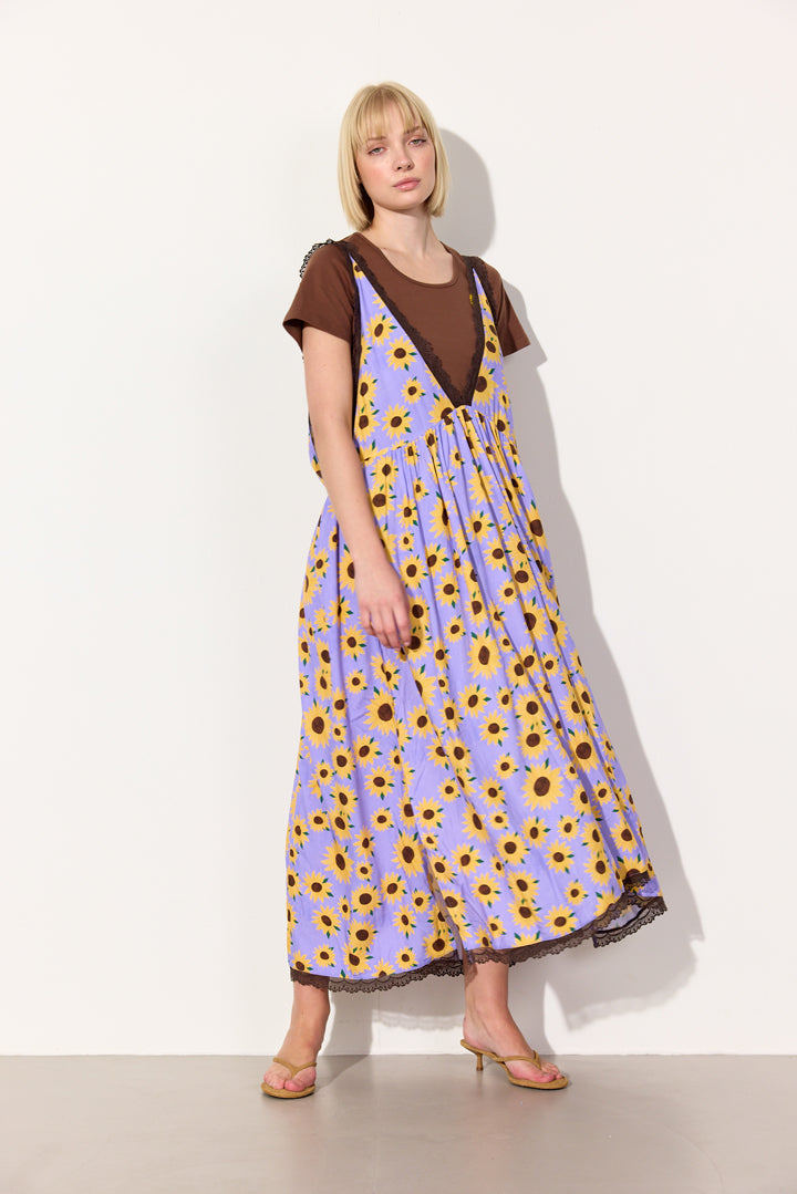 HUNKØN Darlene Dress Dresses Lavender
