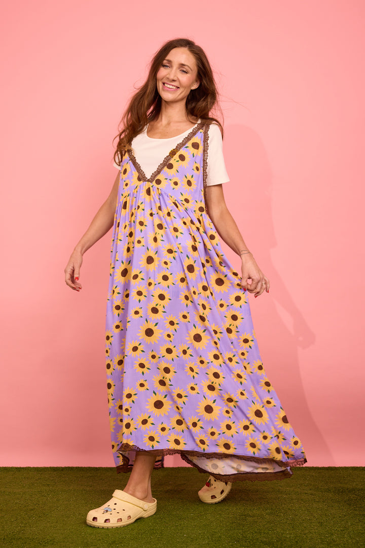 HUNKØN Darlene Dress Dresses Lavender