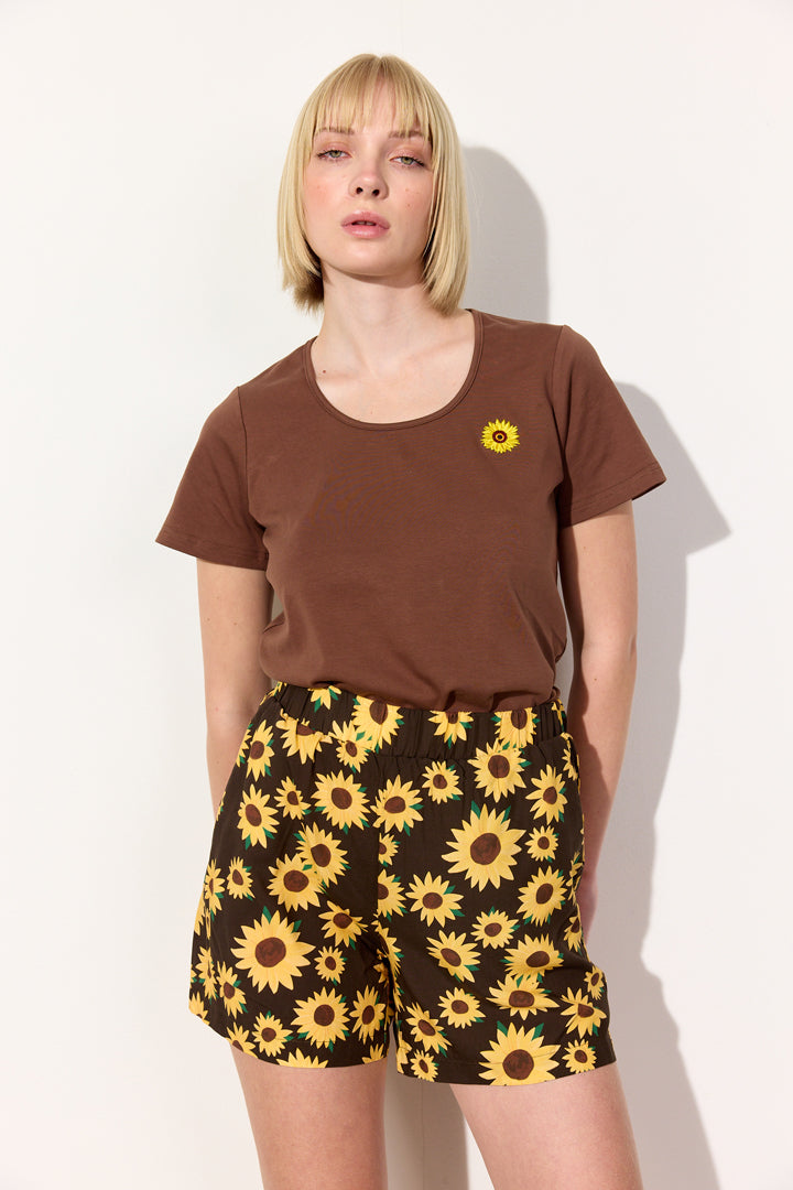 HUNKØN Darlene Shorts Shorts Brown