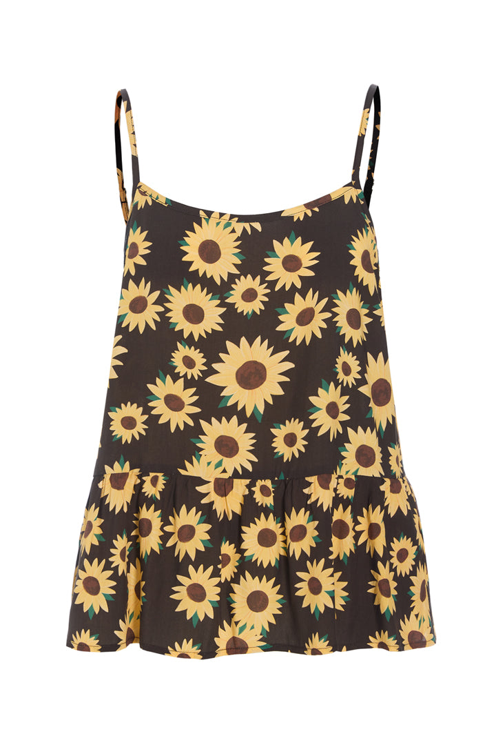 HUNKØN Darlene Top Tops Brown