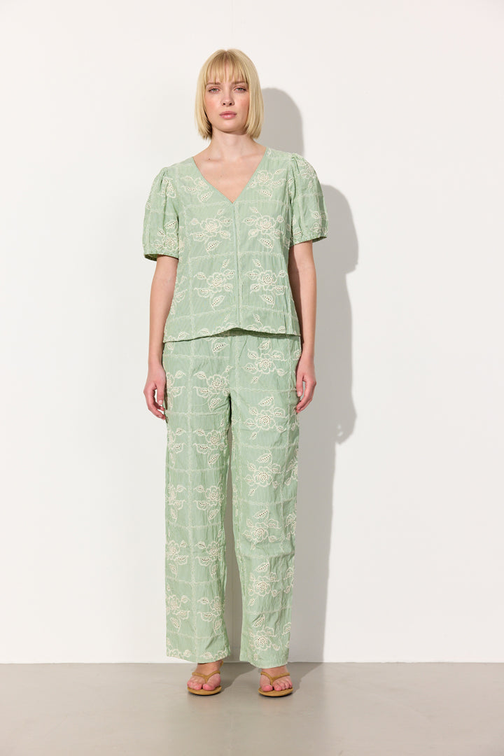 HUNKØN Ditte Top Tops Green