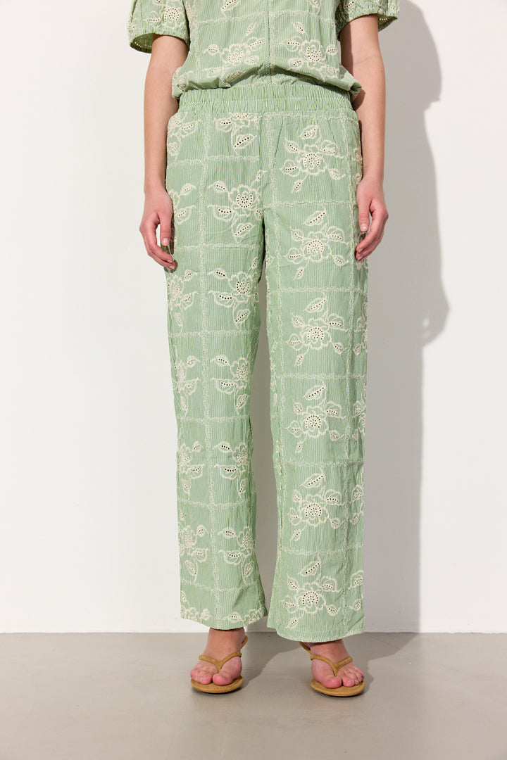 HUNKØN Ditte Trousers Trousers Green