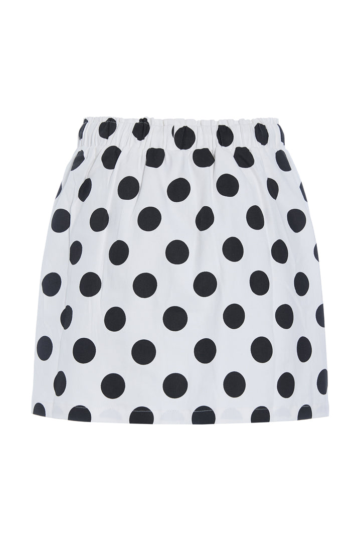 HUNKØN Divina Skirt Skirts White w/ dots