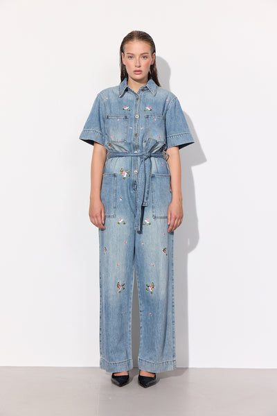 a*o様 30s vintage denim overall 片ポケ ミントコン Dolly_Denim_Jumpsuit-Jumpsuits