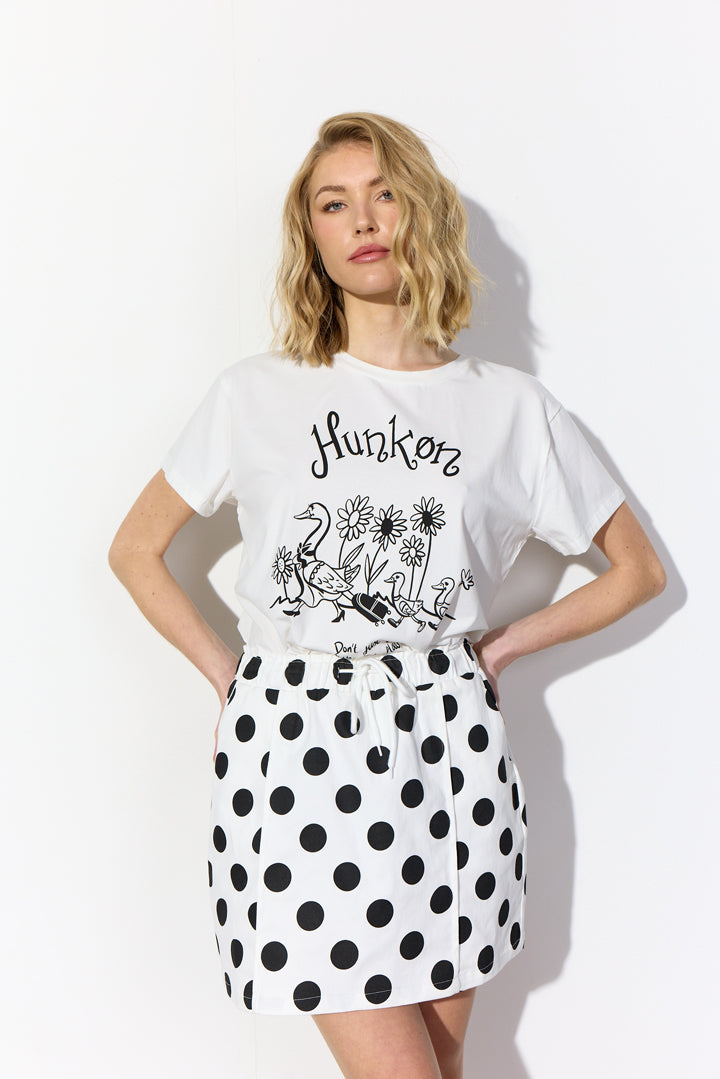 HUNKØN Duckling T-shirt T-shirts Black Duck