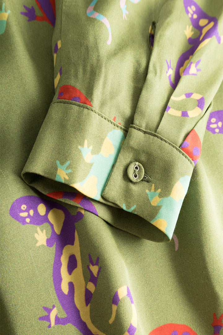 HUNKØN Eloise Shirt Shirts The Salamander Art Print